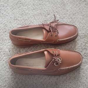 Men's Monaco 2-Eye Boat Shoe in Tan Glove Leather